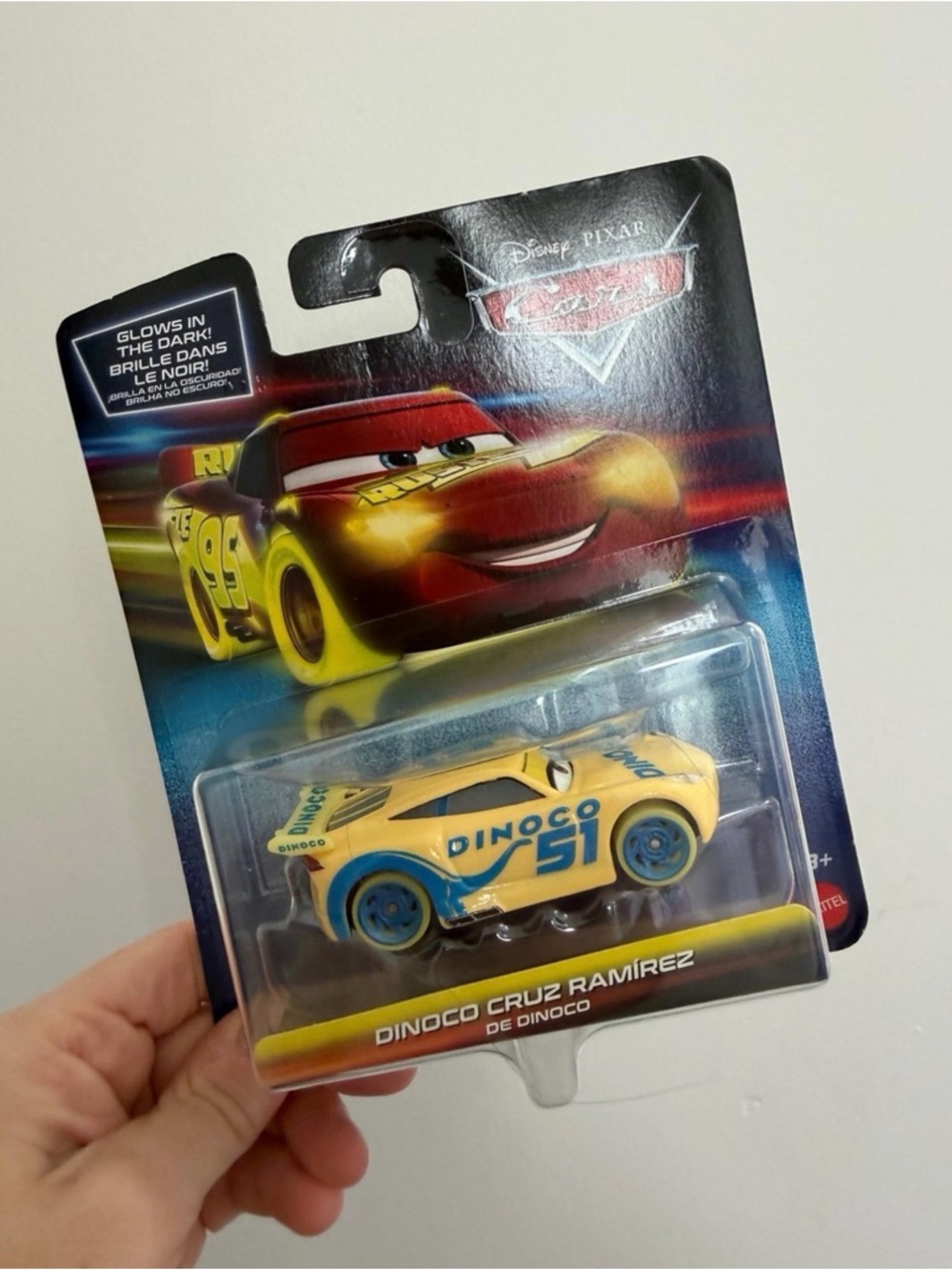 Disney Pixar Cars Dinoco Cruz Ramirez Glow Racer